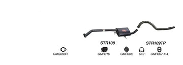 Redback Exhaust 2 1/2" Cat Back System for Holden Commodore (01/1988 - 2000) - Brixton 4x4 - Buy Online Now!